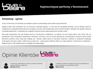 Opinia o perfumach z feromonami