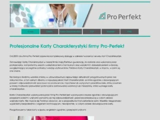 Karty charakterystyki substancji