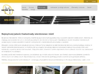 Balustrady nierdzewne Łódź