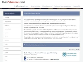 Podyplomowe