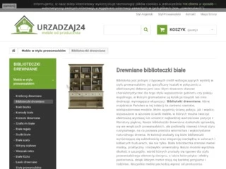 Meble na książki - białe