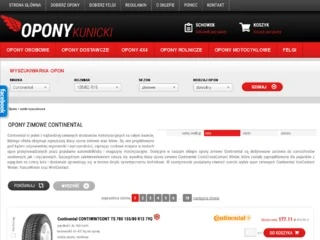 Nowoczesne opony zimowe Continental