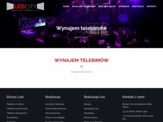 Wynajem ekranów diodowych LED