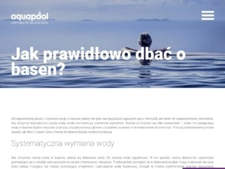 Codzienna pielęgnacja wody w basenie