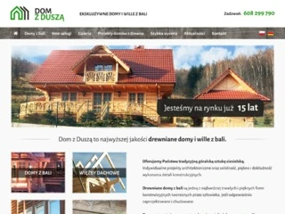 ekskluzywny dom z bali